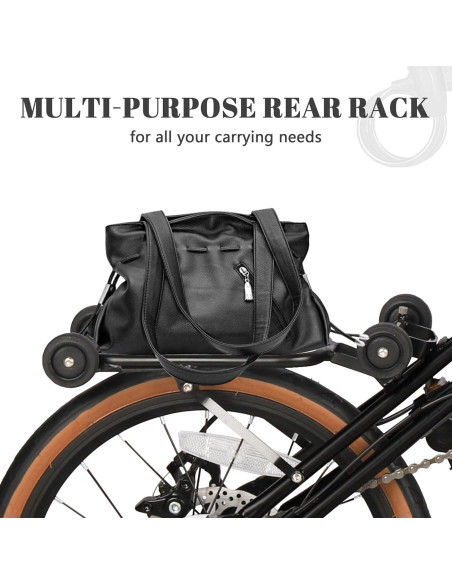 Bicicleta Plegable BGGFNZ 16" 7 Velocidades Frenos de Disco