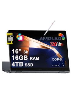 Laptop SAMSUNG Galaxy Book4 Pro 360 16" 2880x1800 AMOLED 16GB RAM 4TB SSD
