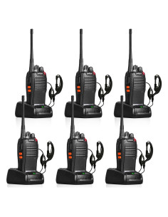 Walkie Talkies Pxton PX-777S Recargables 6 Unidades 4.8 km