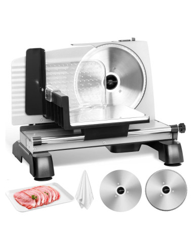 Cortadora de Carne BIEAMA 200W Ajustable 0-18mm 2 Cuchillas