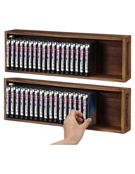 Estante Organizador de Cintas de Cassette Widecook - 2 Pcs