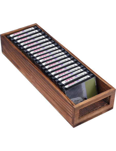 Estante Organizador de Cintas de Cassette Widecook - 2 Pcs