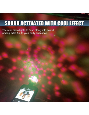 Lámpara LED USB DUSCOKE Proyector Estrellas Coche Blanco