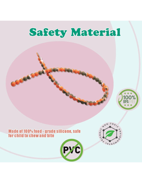 Collares Masticables Sensoriales Choneer para Niños - 2 Pcs Collares Masticables Sensoriales Choneer para Niños - 2 Pcs