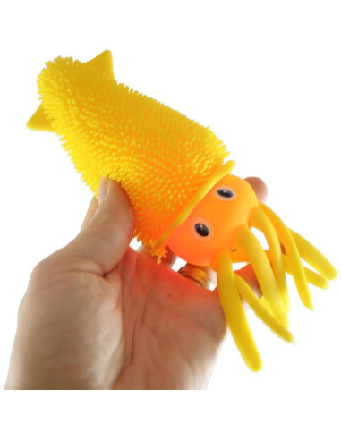 Juego de 2 Bolas Inflables de Calamar - Sensoriales y Luminosas