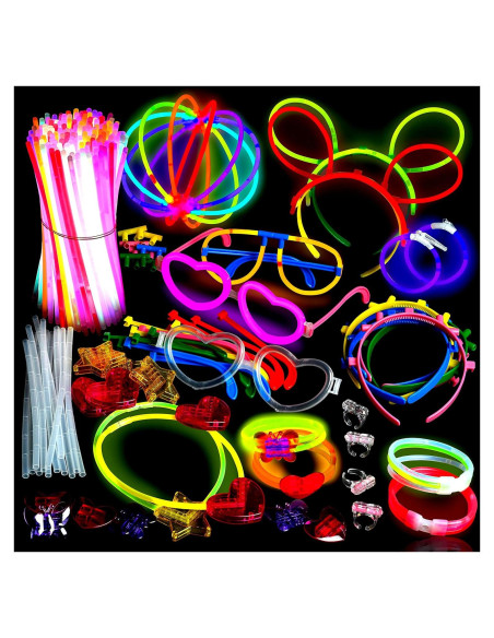 Paquete de 500 Varitas Brillantes Play22 - 200 Varitas de 20.32 cm