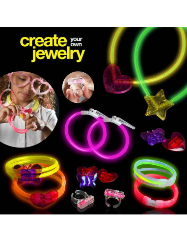 Paquete de 500 Varitas Brillantes Play22 - 200 Varitas de 20.32 cm