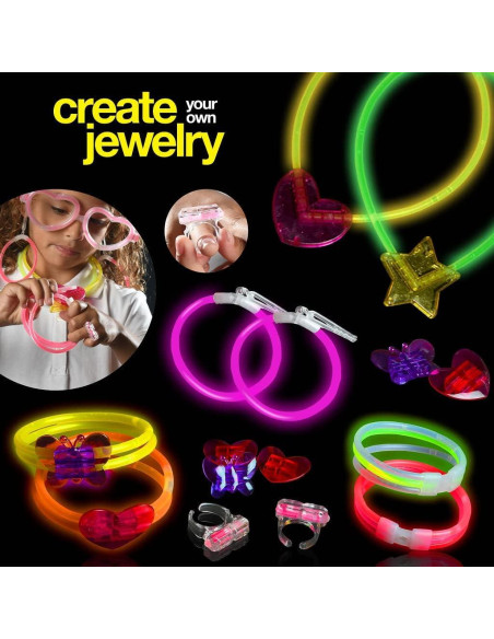 Paquete de 500 Varitas Brillantes Play22 - 200 Varitas de 20.32 cm