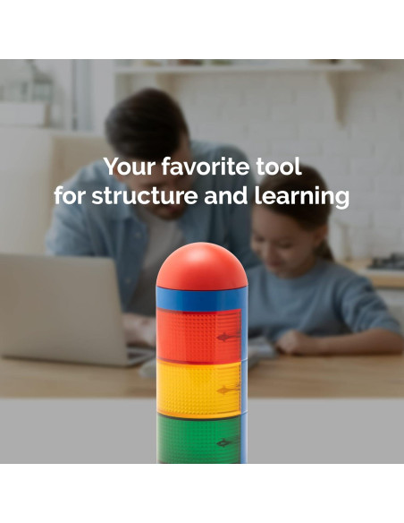 Temporizador Visual KADAMS para Niños - Alarma Semáforo 24h Temporizador Visual KADAMS para Niños - Alarma Semáforo 24h
