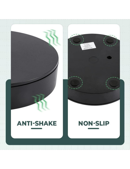 Soporte Giratorio de Fotografía 35cm YZM-24, 50kg, Control Remoto