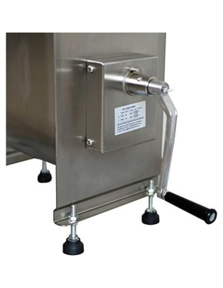 Mezclador de Carne Manual Hakka 40L Acero Inoxidable 27kg