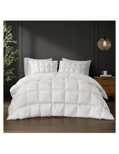 Edredón King Madison Park Blanco, Relleno Alternativo Invierno