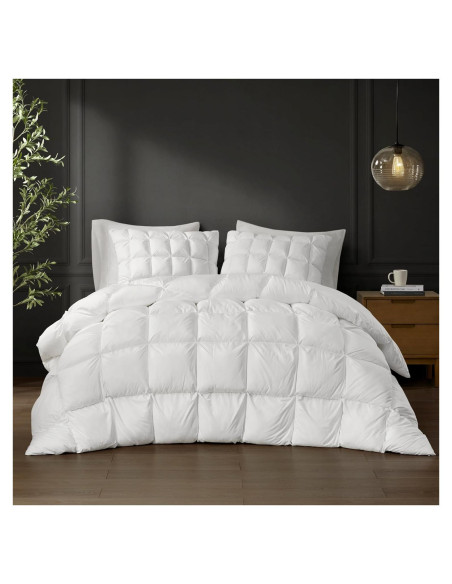 Edredón King Madison Park Blanco, Relleno Alternativo Invierno