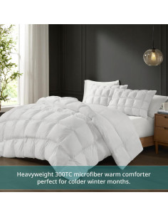 Edredón King Madison Park Blanco, Relleno Alternativo Invierno 2