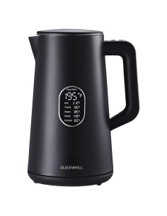 Hervidor Eléctrico QUAXWELL 1.5L Doble Pared 1500W Negro