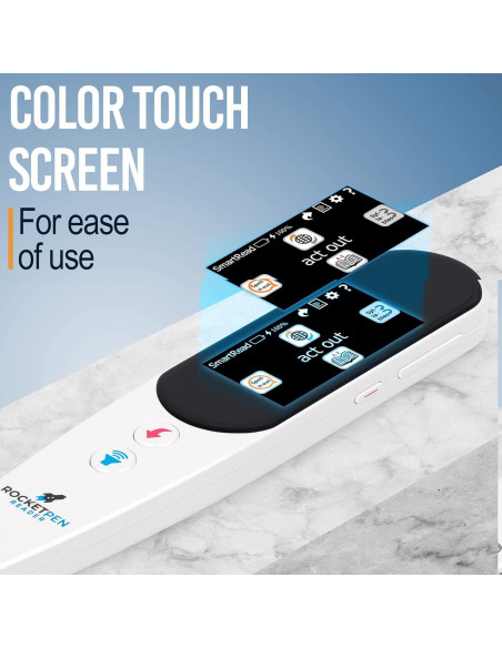 Lápiz Tutor de Lectura Rocket - Escáner OCR para Dislexia Lápiz Tutor de Lectura Rocket - Escáner OCR para Dislexia