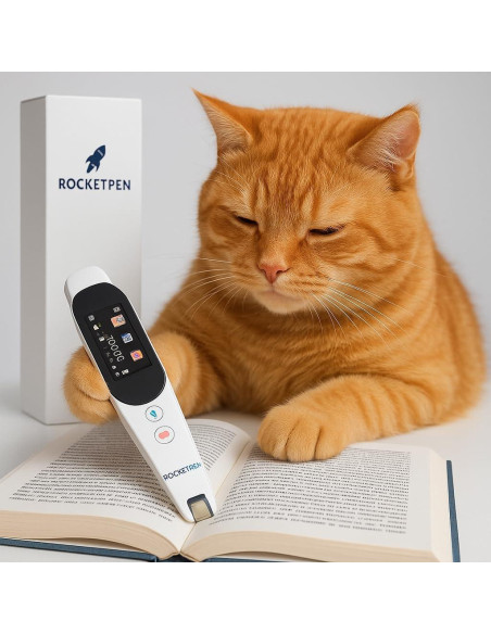 Lápiz Tutor de Lectura Rocket - Escáner OCR para Dislexia Lápiz Tutor de Lectura Rocket - Escáner OCR para Dislexia