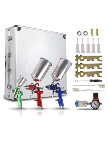 Kit Profesional de Pistola de Pulverización HVLP ETOSHA 600cc