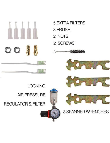 Kit Profesional de Pistola de Pulverización HVLP ETOSHA 600cc