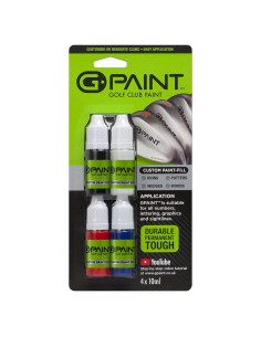 Pintura G-Paint para Palos de Golf - Retoque 4 Colores 10ml