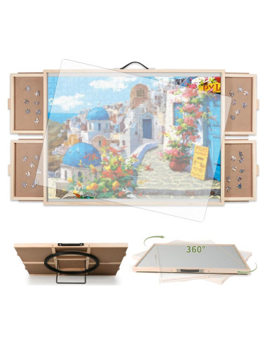 Mesa de Rompecabezas Portátil BuilderButler 1500 Piezas 87x64cm