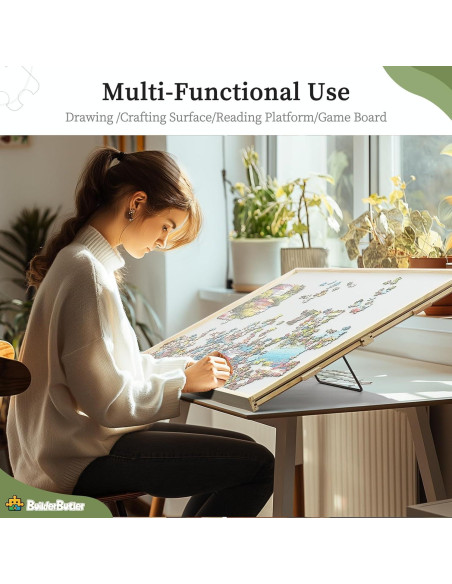 Mesa de Rompecabezas Portátil BuilderButler 1500 Piezas 87x64cm