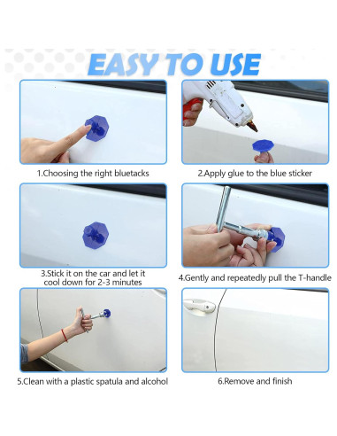 Kit de Extracción de Abolladuras Huakaile 19 Piezas