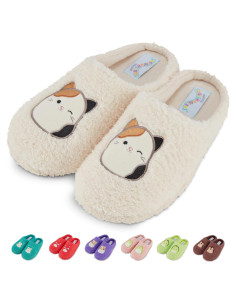 Pantuflas Peludas Squishmallows para Mujeres - Comodidad y Estilo