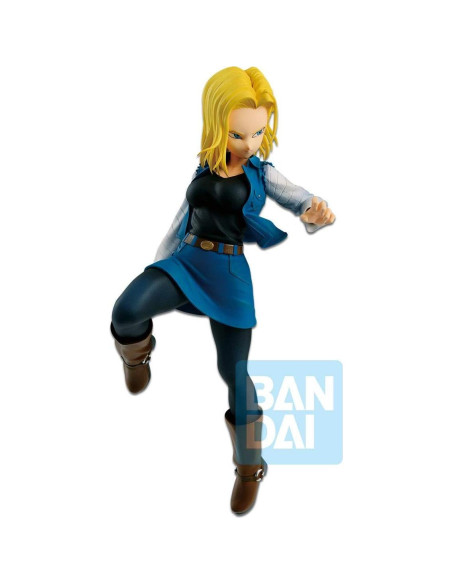 Figura Android 18 Dragon Ball Super 10x10x17 cm Banpresto