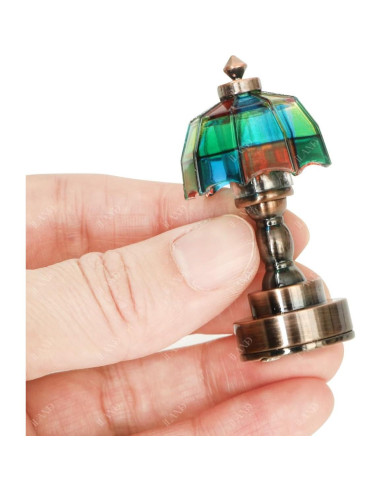 Lámpara de Mesa de Mosaico iLAND 1:12 con Batería LED