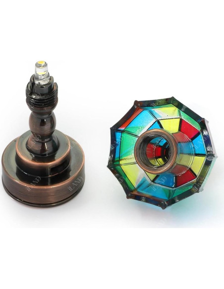 Lámpara de Mesa de Mosaico iLAND 1:12 con Batería LED Lámpara de Mesa de Mosaico iLAND 1:12 con Batería LED