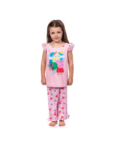Pijamas Peppa Pig 2 Piezas para Niñas 4T con Volantes