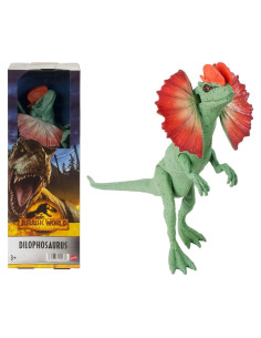Figura de Acción Dilophosaurus Mundo Jurásico Mattel 30 cm
