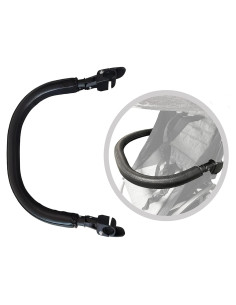 Barra de Parachoques para Cochecito BBZ Yoyo/Yoya - Cuero PU Negro