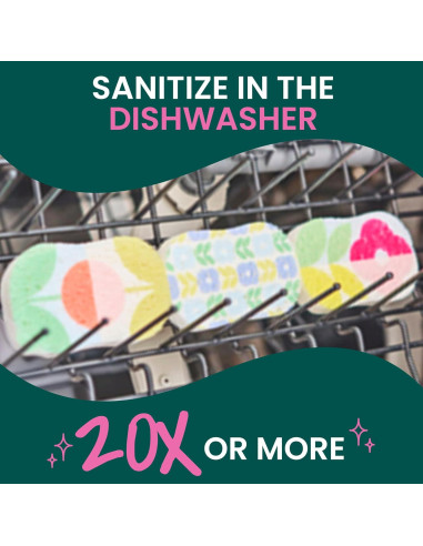 Esponjas de Cocina Scotch-Brite Brite Blooms Pop Up - 3 Unidades