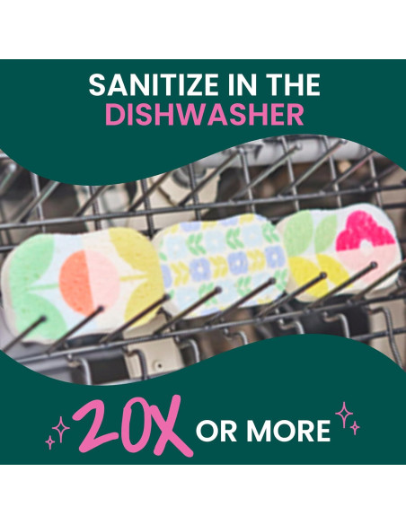 Esponjas de Cocina Scotch-Brite Brite Blooms Pop Up - 3 Unidades