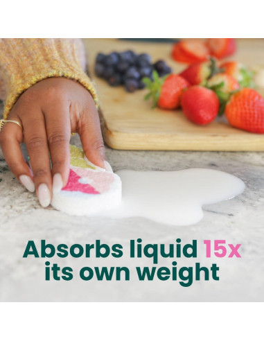 Esponjas de Cocina Scotch-Brite Brite Blooms Pop Up - 3 Unidades