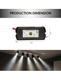 Transformador Halógeno 150W Ironsmith - Protección Cortocircuito 2