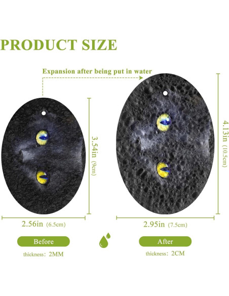 3 Esponjas de Fregar Gato Negro Jihqo 9x6.5 cm Antirayaduras