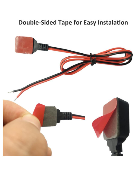 Interruptor Momentáneo CARSANBO 12V 24V con Cable 0.5M