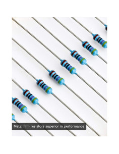 Kit de Resistencias ELEGOO 17 Valores 0-1M Ohm 525 Piezas 2