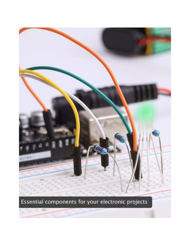 Kit de Resistencias ELEGOO 17 Valores 0-1M Ohm 525 Piezas
