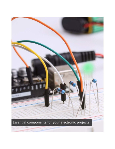 Kit de Resistencias ELEGOO 17 Valores 0-1M Ohm 525 Piezas