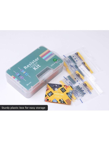 Kit de Resistencias ELEGOO 17 Valores 0-1M Ohm 525 Piezas
