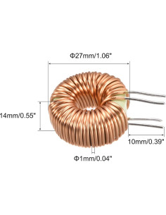 Bobina de Inductancia Toroidal MECCANIXITY 47uH 20A - Paquete de 5 2