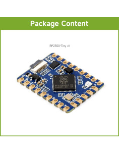 Placa de desarrollo Waveshare RP2350-Tiny microcontrolador 2