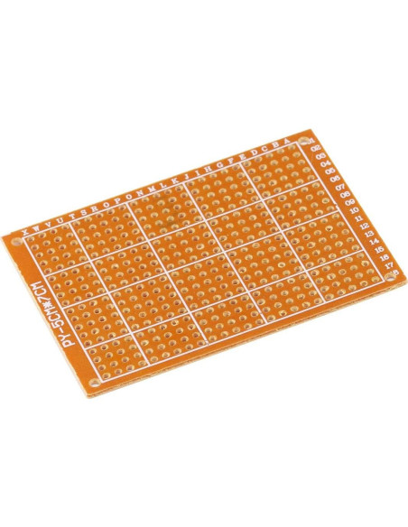 Kit de 10 Placas PCB Protoboard 50x70mm Ferwooh para DIY
