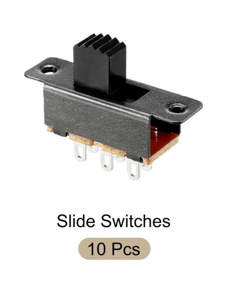 Interruptor deslizante 2P2T Rebower 6mm 10 Pcs para electrónica