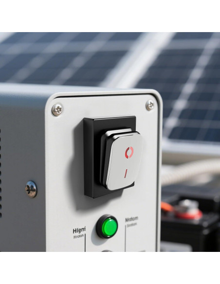 Interruptor de Palanca FILN KCD4 DPST 30A IP67 Rojo 110-220V