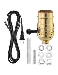 Kit de Reemplazo de Lámpara L&M LUJOMTL 10 Pies 2 Vías Oro